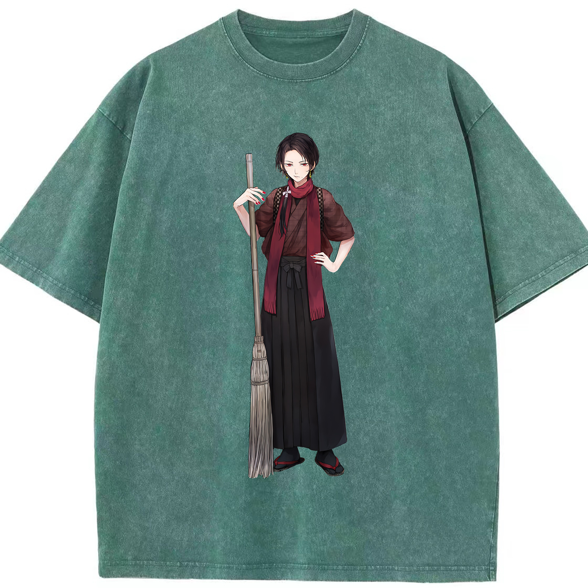 （画像用） 刀剣乱舞 Touken Ranbu 綿100% ヴィンテージ風 半袖Tシャツ（フロントプリント）